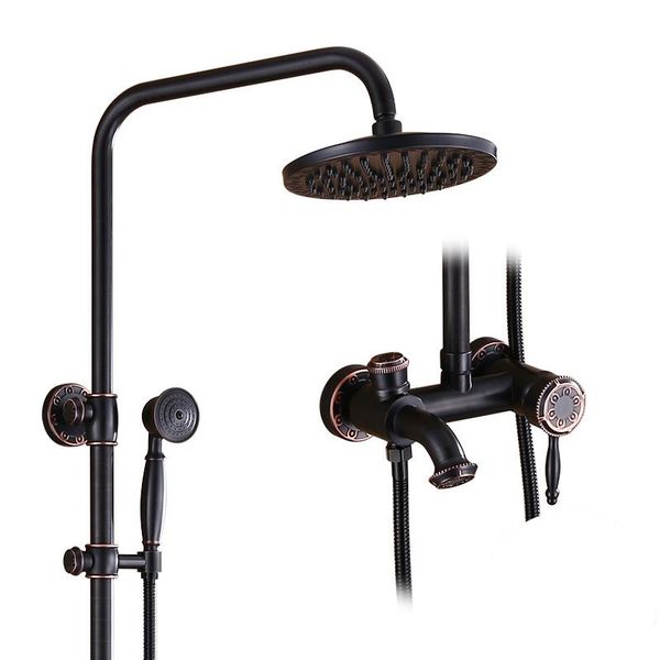 luxury bathroom black ancient carved round rain shower set, bathtub faucet wall mounted set mixer taps sets
luxury bathroom black ancient carved round rain shower set, bathtub faucet wall mounted set mixer taps sets