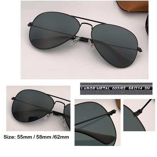 premium military metal style classic pilot sunglasses for man women 100% uv protection size 55mm 58mm 62mm, White;black
premium military metal style classic pilot sunglasses for man women 100% uv protection size 55mm 58mm 62mm, White;black