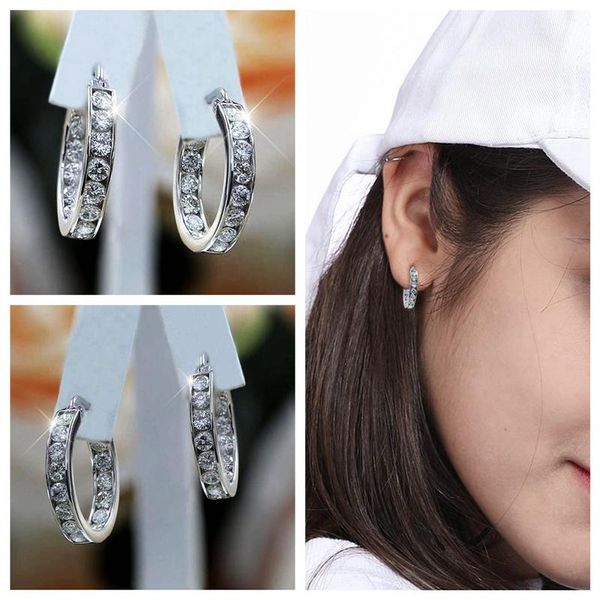 hoop & huggie silver color women earrings small hoops with dazzling cz stone simple stylish female earring daily wear jewelry wholesale, Golden;silver
hoop & huggie silver color women earrings small hoops with dazzling cz stone simple stylish female earring daily wear jewelry wholesale, Golden;silver