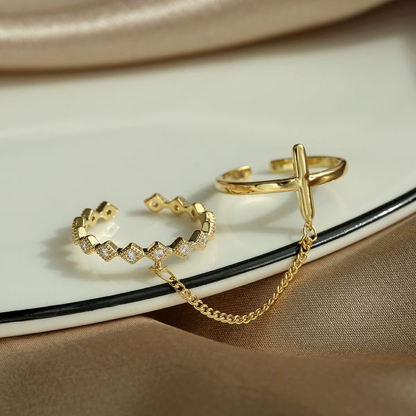 fine jewelry online cross diamond chain double finger ring set personality fashion one piece open index girl 65% off store online sale, Golden;silver
fine jewelry online cross diamond chain double finger ring set personality fashion one piece open index girl 65% off store online sale, Golden;silver