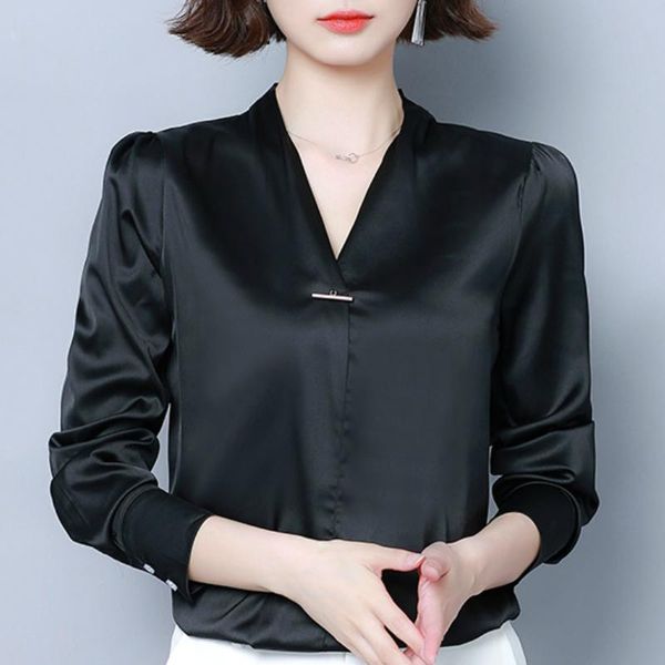 women's blouses & shirts fashion woman 2021 v-neck office blouse ladies womens and chiffon shirt women clothes c740, White
women's blouses & shirts fashion woman 2021 v-neck office blouse ladies womens and chiffon shirt women clothes c740, White