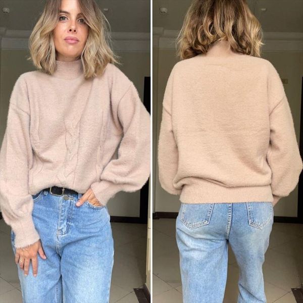 gigogou winter warm womens sweater thick koeran fashion turtleneck female jumper cable twist oversized pullover ladies, White;black
gigogou winter warm womens sweater thick koeran fashion turtleneck female jumper cable twist oversized pullover ladies, White;black
