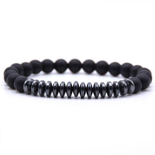 beaded, strands classic men's bracelet natural frosted stone copper bead beaded charm and women's fashion jewelry, Black
beaded, strands classic men's bracelet natural frosted stone copper bead beaded charm and women's fashion jewelry, Black