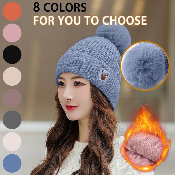 berets winter hats women knit beanies hat with bib and mask female ear protection skullies warm velvet thick riding wool cap, Blue;gray
berets winter hats women knit beanies hat with bib and mask female ear protection skullies warm velvet thick riding wool cap, Blue;gray