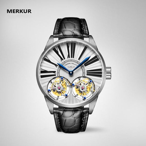 wristwatches double tourbillon watch automatic mechanical high-end business gift men wristwatch unique personality tough guy star clock, Slivery;brown
wristwatches double tourbillon watch automatic mechanical high-end business gift men wristwatch unique personality tough guy star clock, Slivery;brown