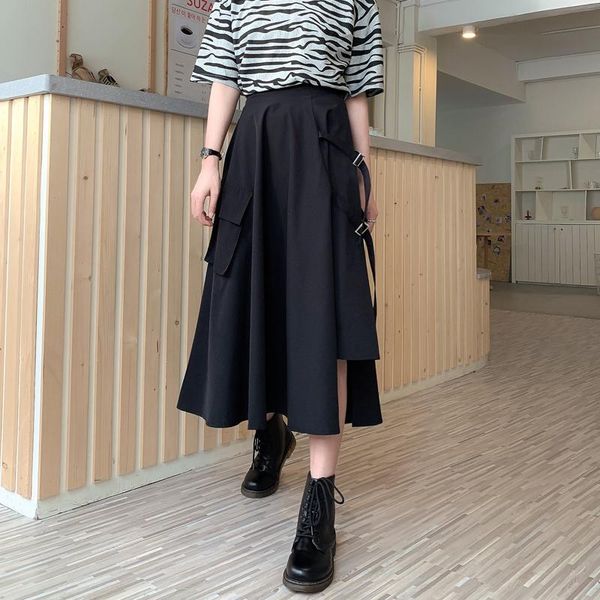 women skirts summer vintage long maxi irregular beach skirt high waist a-line solid y592, Black
women skirts summer vintage long maxi irregular beach skirt high waist a-line solid y592, Black
