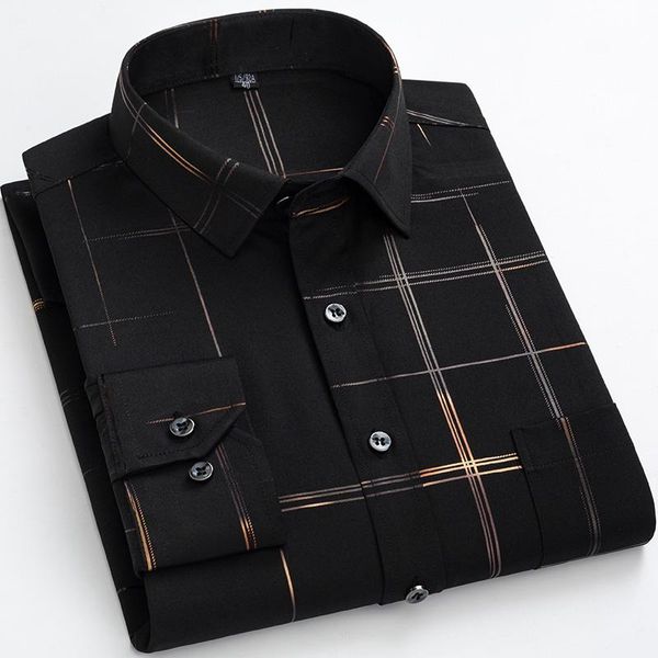 men's casual shirts fashion wrinkle stretchy printed thin soft pocket long sleeve standard-fit striped plaid beach shirt, White;black
men's casual shirts fashion wrinkle stretchy printed thin soft pocket long sleeve standard-fit striped plaid beach shirt, White;black