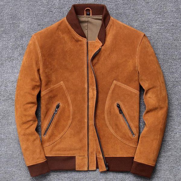 men's leather & faux clear clothing male genuine baseball serve self-cultivation short fund back down pure cowhide locomotive, Black
men's leather & faux clear clothing male genuine baseball serve self-cultivation short fund back down pure cowhide locomotive, Black
