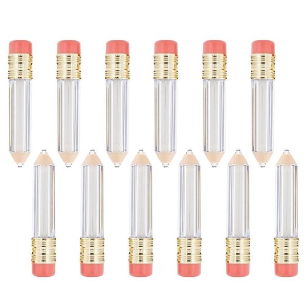 storage bottles & jars 12pcs creative pencil shaped empty lip gloss tubes containers clear mini refillable oil (as
storage bottles & jars 12pcs creative pencil shaped empty lip gloss tubes containers clear mini refillable oil (as