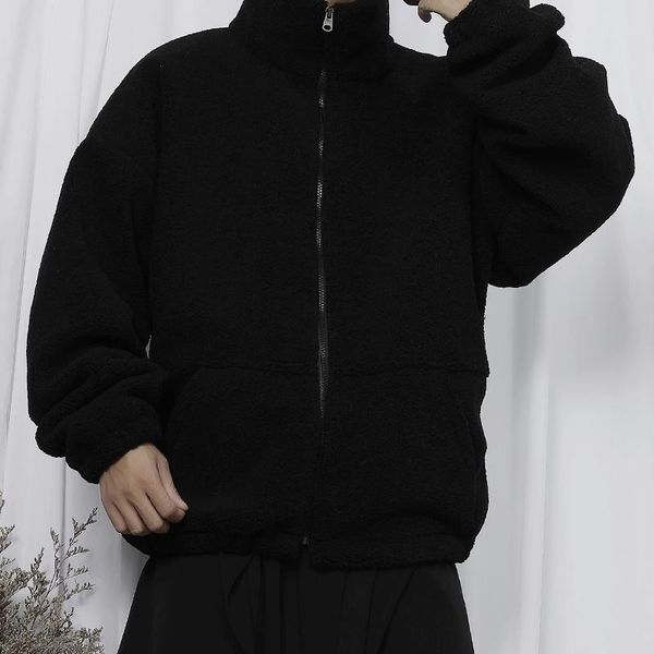 men's hoodies & sweatshirts men autumn winter style coat of day department small lamb wool leisure and loose big size, Black
men's hoodies & sweatshirts men autumn winter style coat of day department small lamb wool leisure and loose big size, Black