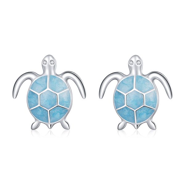 platinum-plated blue turtle earrings stud cute all-match jewelry s925 sterling silver whole body turtle, Golden;silver
platinum-plated blue turtle earrings stud cute all-match jewelry s925 sterling silver whole body turtle, Golden;silver