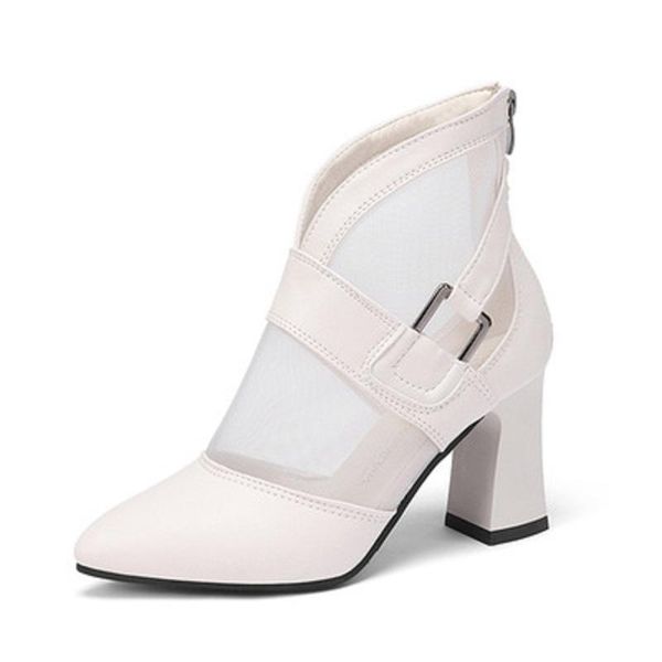 spring and summer hollow women's sandals personalized fashion net yarn pointed breathable high-heeled, Black
spring and summer hollow women's sandals personalized fashion net yarn pointed breathable high-heeled, Black