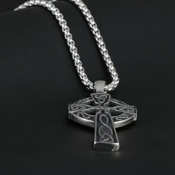pendant necklaces chain necklace men stainless steel fashion cross pendants gifts for male accessories jewelry on the neck wholesale, Silver
pendant necklaces chain necklace men stainless steel fashion cross pendants gifts for male accessories jewelry on the neck wholesale, Silver