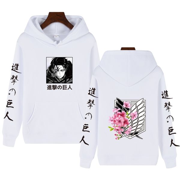 hoodiesjapanese anime attack on titan hoodie sweatshirt sweater, Black
