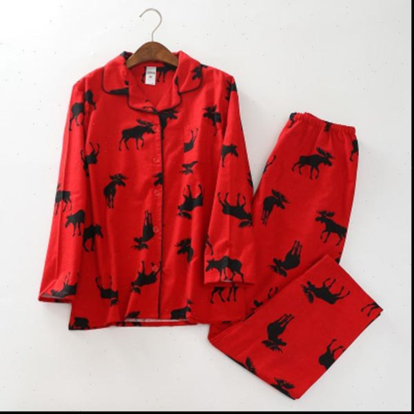 cotton pajamas set warm womens sleepwears pyjama big size spring v neck print pajama long shirt pants 2piece, Black;red
cotton pajamas set warm womens sleepwears pyjama big size spring v neck print pajama long shirt pants 2piece, Black;red