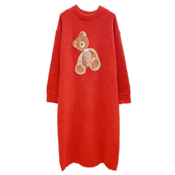 2021 soft nightdr women's winter wool knitting loose and comfortable pajamas home clothes lovely bear, Black
2021 soft nightdr women's winter wool knitting loose and comfortable pajamas home clothes lovely bear, Black