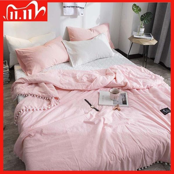 washable summer air condition quilts with ball breathable lightweight throw blankets for bed sofa travel camping comforters & sets
washable summer air condition quilts with ball breathable lightweight throw blankets for bed sofa travel camping comforters & sets