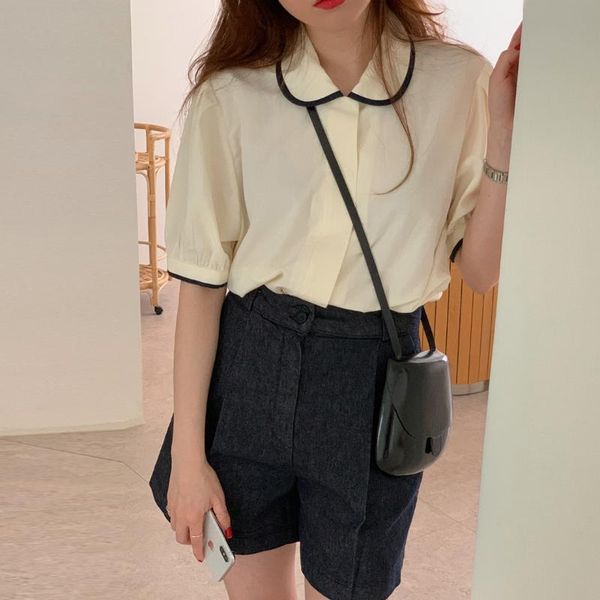 women's blouses & shirts womens blouse summer femme women shirt white short sleeve cotton girls plus size blusas solid loose
women's blouses & shirts womens blouse summer femme women shirt white short sleeve cotton girls plus size blusas solid loose