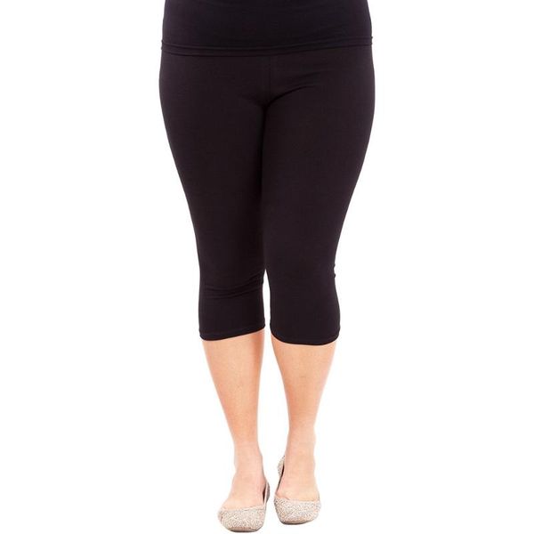 women's leggings women workout plus size cotton elastic waist casual solid spring summer modal stretch pants, Black
women's leggings women workout plus size cotton elastic waist casual solid spring summer modal stretch pants, Black