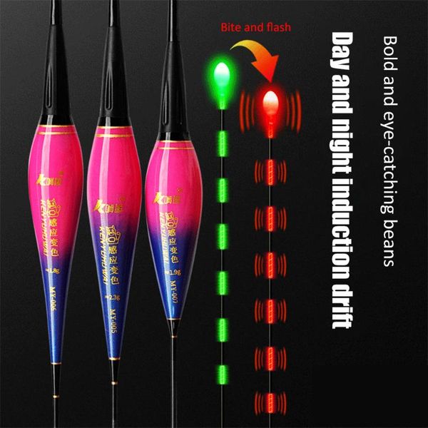1pcs smart fishing float luminous led light floats water electronic buoy night gravity sensing accessories
1pcs smart fishing float luminous led light floats water electronic buoy night gravity sensing accessories