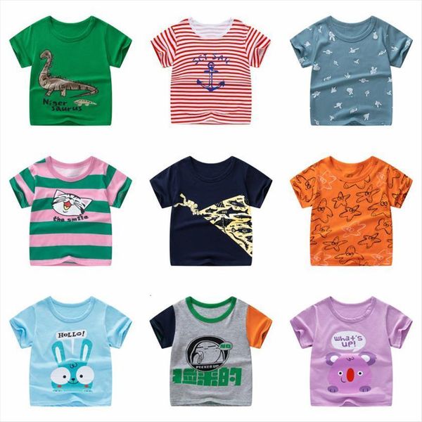 summer children tees 13 color style boys girls t shirts 2 11year cotton dinosaur print kids clothes, Blue
summer children tees 13 color style boys girls t shirts 2 11year cotton dinosaur print kids clothes, Blue