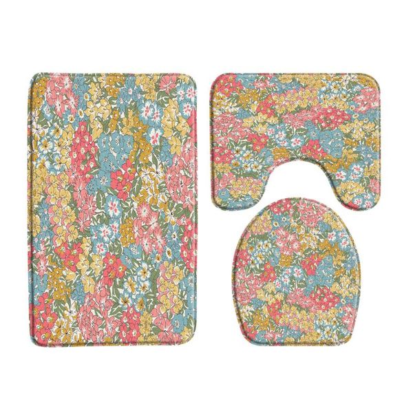 bath mats colorful floral pattern mat 3-piece set plant flowers bathroom entrance door toilets rug carpet products
bath mats colorful floral pattern mat 3-piece set plant flowers bathroom entrance door toilets rug carpet products