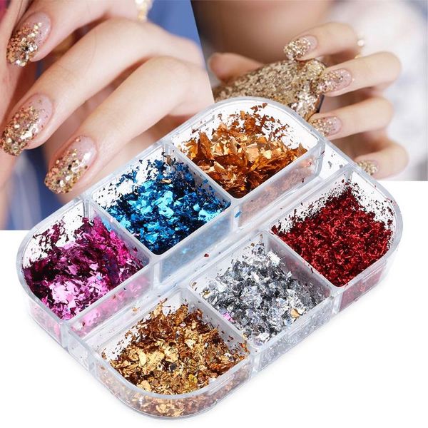 nail art kits 6 grids decorations irregular gel polish sparkly glitter flakes foils sequins luxury
nail art kits 6 grids decorations irregular gel polish sparkly glitter flakes foils sequins luxury
