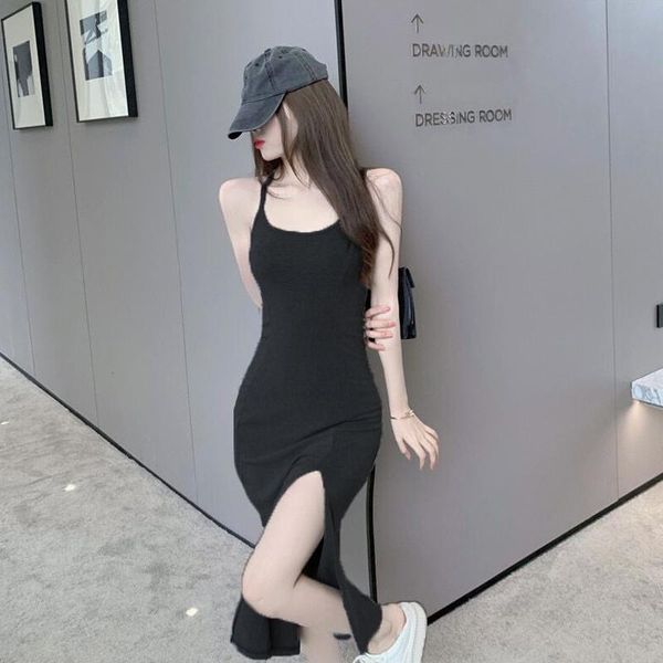 casual dresses chic design sense pure desire dress women's suspender autumn 2021 style temperament slim split, Black;gray
casual dresses chic design sense pure desire dress women's suspender autumn 2021 style temperament slim split, Black;gray