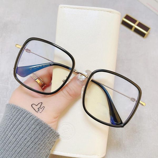 fashion sunglasses frames uvlaik anti blue light glasses frame women designer eyeglasses men alloy big square oversized myopia, Black
fashion sunglasses frames uvlaik anti blue light glasses frame women designer eyeglasses men alloy big square oversized myopia, Black
