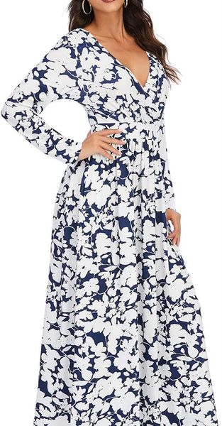 casual dresses fall long sleeve v neck high waist flower print a-line maxi dress with pockets female elegant classy flowy 2021, Black;gray
casual dresses fall long sleeve v neck high waist flower print a-line maxi dress with pockets female elegant classy flowy 2021, Black;gray