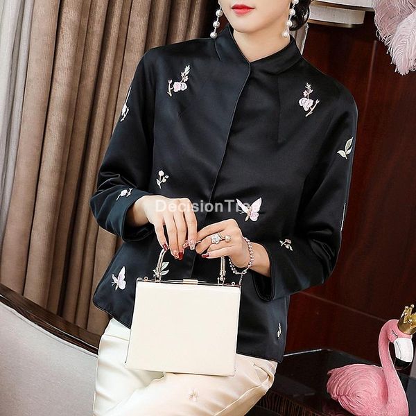 chinese traditional satin embroidery qipao shirt for woman cheongsam style full sleeve tang blouse ladies ethnic clothing, Red
chinese traditional satin embroidery qipao shirt for woman cheongsam style full sleeve tang blouse ladies ethnic clothing, Red