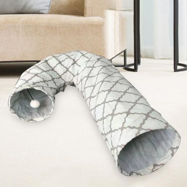 cat toys foldable practical j-shaped tunnel pet kitty training interactive fun toy animal game pipe black blue
cat toys foldable practical j-shaped tunnel pet kitty training interactive fun toy animal game pipe black blue