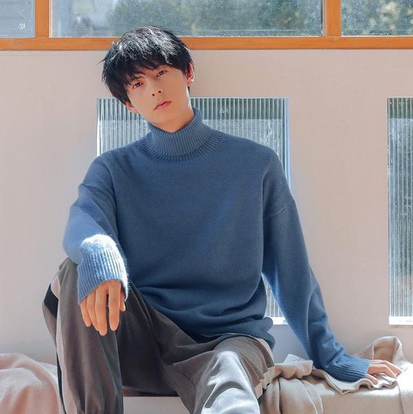 white gray green black blue yellow autumn fall loose sweaters for men pullover plus size mens sweaters oversized sweater, White;black
white gray green black blue yellow autumn fall loose sweaters for men pullover plus size mens sweaters oversized sweater, White;black