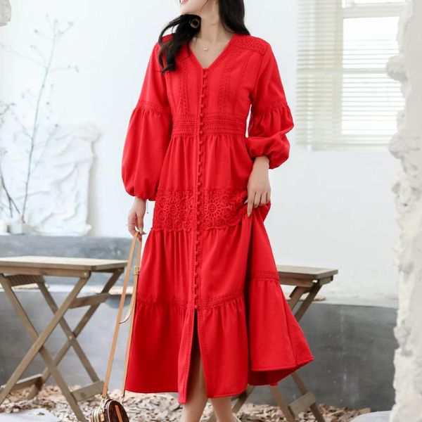 casual dresses jastie women boho summer 2021 retro v-neck long sleeve hook flower hollow single-breasted slim high waist robe femme, Black;gray
casual dresses jastie women boho summer 2021 retro v-neck long sleeve hook flower hollow single-breasted slim high waist robe femme, Black;gray