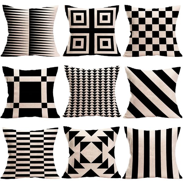 New Black White Geometric Cushion Cover Linen Throw Pillow Case Car Sofa Bed Decorative Pillowcase 45*45cm INS Nordic Home Decor
New Black White Geometric Cushion Cover Linen Throw Pillow Case Car Sofa Bed Decorative Pillowcase 45*45cm INS Nordic Home Decor
