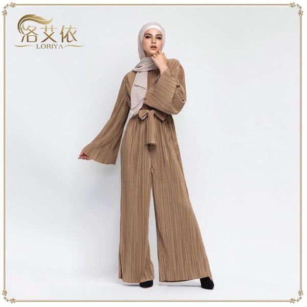 women's jumpsuits & rompers wepbel women jumpsuit solid color full length muslim flared sleeve trousers wide leg pants female, Black;white
women's jumpsuits & rompers wepbel women jumpsuit solid color full length muslim flared sleeve trousers wide leg pants female, Black;white