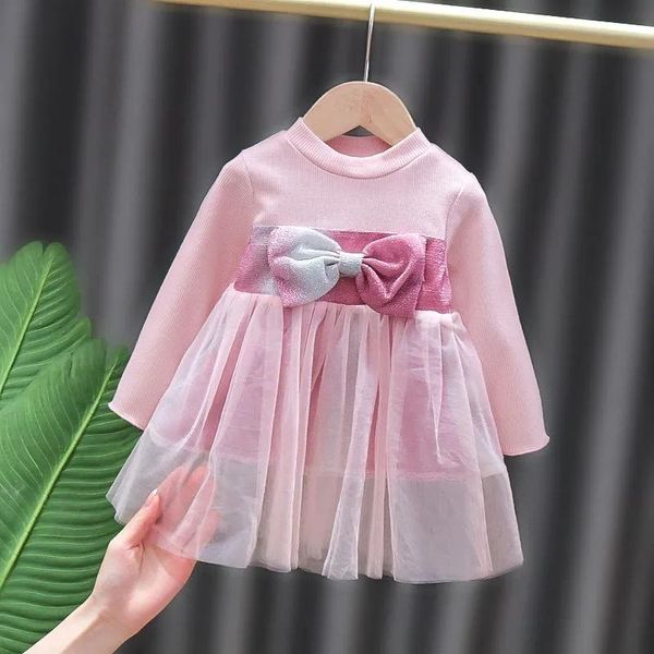girl's dresses baby girl autumn loose dress girls skin-friendly and soft clothes long sleeve bow party princess vestidos outfits, Red;yellow
girl's dresses baby girl autumn loose dress girls skin-friendly and soft clothes long sleeve bow party princess vestidos outfits, Red;yellow