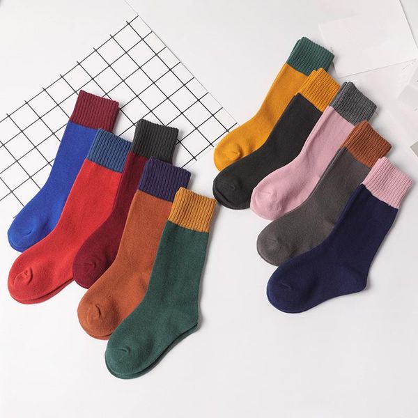 thicken baby kids socks autumn winter cotton warm toddler boy girls floor children clothing accessories, Pink;yellow
thicken baby kids socks autumn winter cotton warm toddler boy girls floor children clothing accessories, Pink;yellow