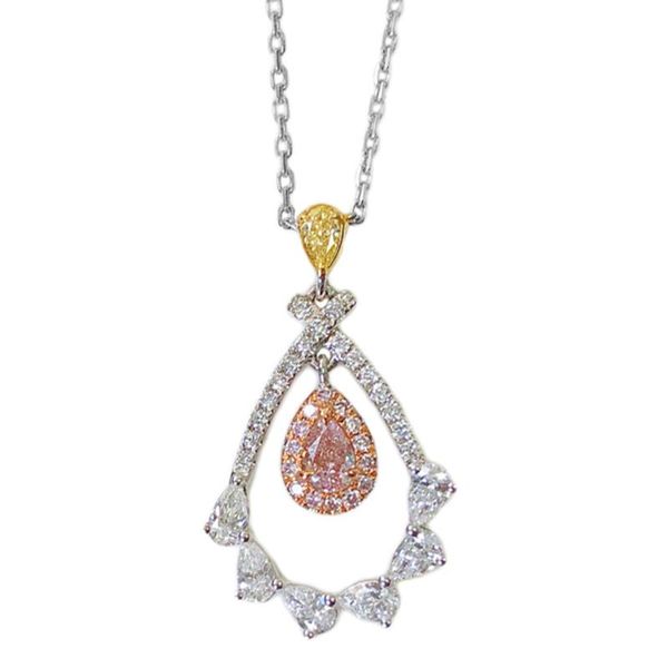 pendant necklaces exquisite hollow water drop necklace luxury crystal cubic zircon fashion s925 jewelry for women wedding engagement, Silver
pendant necklaces exquisite hollow water drop necklace luxury crystal cubic zircon fashion s925 jewelry for women wedding engagement, Silver