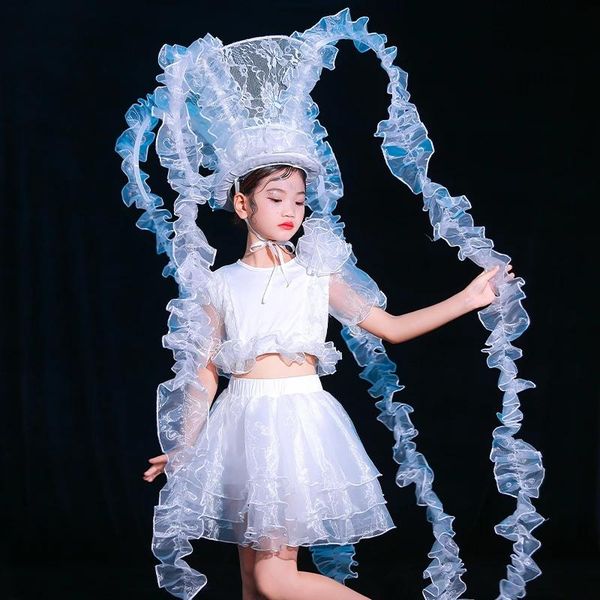party decoration kids fashion festival catwalk show lace white costumes girls jazz dancewear children's day hip hop street dance dresse
party decoration kids fashion festival catwalk show lace white costumes girls jazz dancewear children's day hip hop street dance dresse
