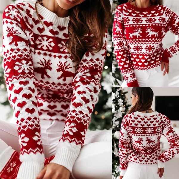 women's sweaters #r40 elk snowflake print christmas sweater women xmas o neck long sleeve pullover knitted autumn winter warm, White;black
women's sweaters #r40 elk snowflake print christmas sweater women xmas o neck long sleeve pullover knitted autumn winter warm, White;black