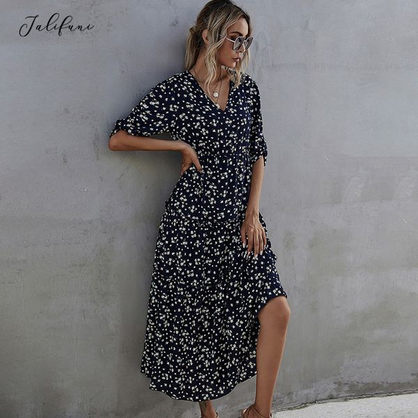 long dress side split casual ladies floral print a line dresses for women summer spring clothes new arrival fall fashion 210415, Black;gray
long dress side split casual ladies floral print a line dresses for women summer spring clothes new arrival fall fashion 210415, Black;gray