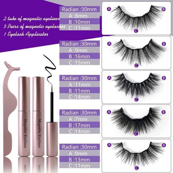 5/10 pair magnetic false eyelashes liquid eyeliner set no glue natural waterproof lasting long eyelash1
5/10 pair magnetic false eyelashes liquid eyeliner set no glue natural waterproof lasting long eyelash1