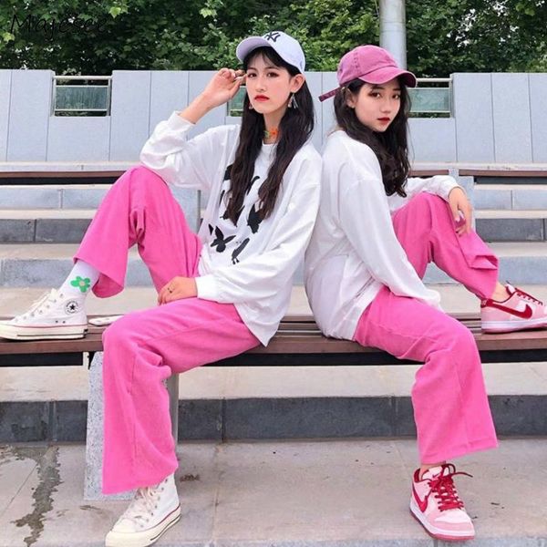 pants women corduroy pink loose high waist girls solid retro womens long trousers casual chic streetwear wide leg korean trendy women's, Black;white
pants women corduroy pink loose high waist girls solid retro womens long trousers casual chic streetwear wide leg korean trendy women's, Black;white