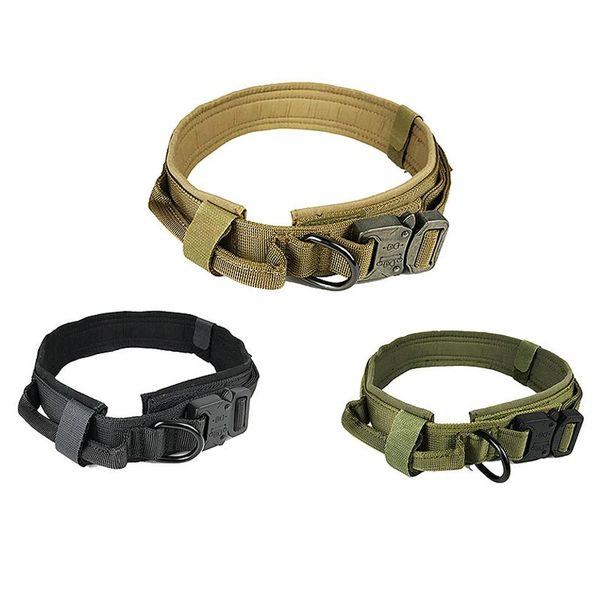 dog collars & leashes military tactical nylon thicken large medium traction collar adjustable pet cat training
dog collars & leashes military tactical nylon thicken large medium traction collar adjustable pet cat training