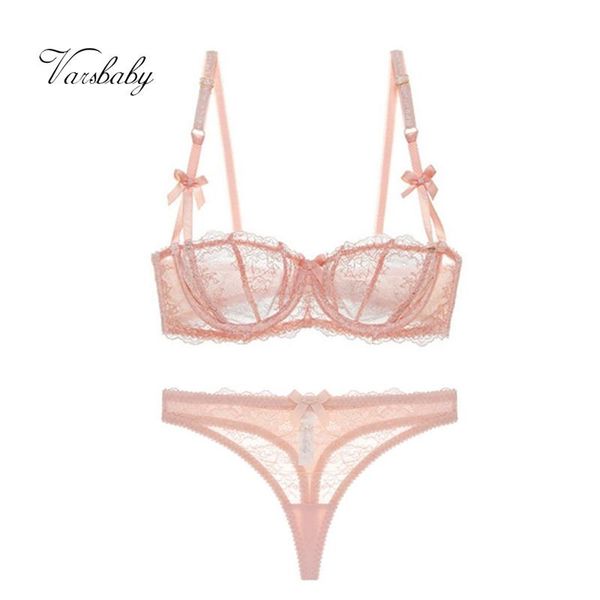 bras sets varsbaby lace transparent 1/2 cup underwear set bow bras+thongs bra and panty abcd for ladies, Red;black
bras sets varsbaby lace transparent 1/2 cup underwear set bow bras+thongs bra and panty abcd for ladies, Red;black