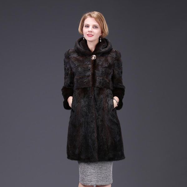 women's fur & faux 2021women's natural mink coat, warm winter, fashion, european and american street style, Black
women's fur & faux 2021women's natural mink coat, warm winter, fashion, european and american street style, Black