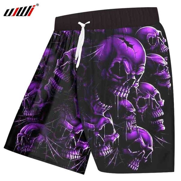 ujwi plus size women/men's 3d skull printed shorts purple red broken for hip hop wok board 5xl 210716, White;black
ujwi plus size women/men's 3d skull printed shorts purple red broken for hip hop wok board 5xl 210716, White;black