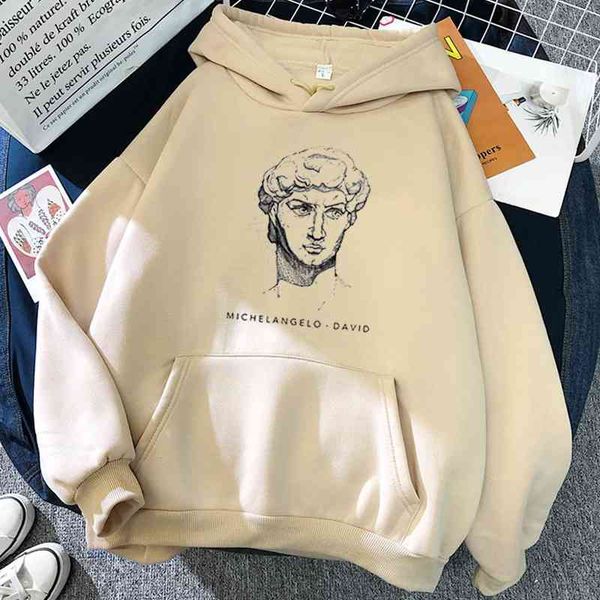 michelangelo hoodie ins tide couple wear casual all-match fashion women's sweatshirt loose personality oversize tee, Black
michelangelo hoodie ins tide couple wear casual all-match fashion women's sweatshirt loose personality oversize tee, Black
