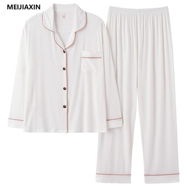 men's sleepwear autumn modal men pajamas set long sleeve turn-down collar cardigan plus size 3xl male homewear nightwear suits, Black;brown
men's sleepwear autumn modal men pajamas set long sleeve turn-down collar cardigan plus size 3xl male homewear nightwear suits, Black;brown
